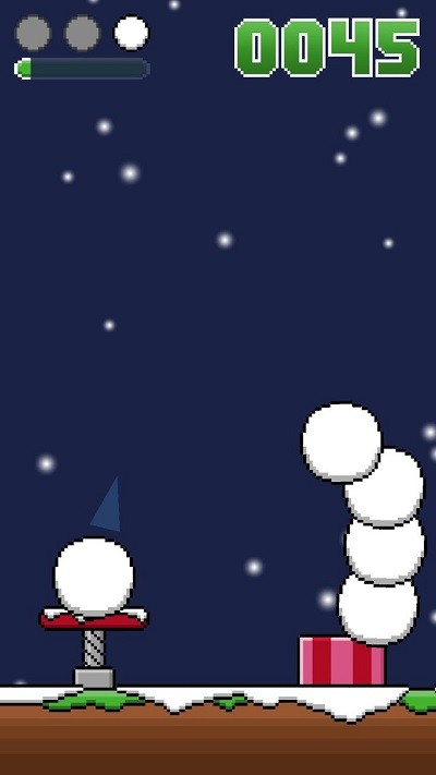 像素小雪人游戏