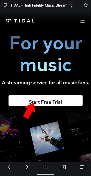 TIDAL注册教程