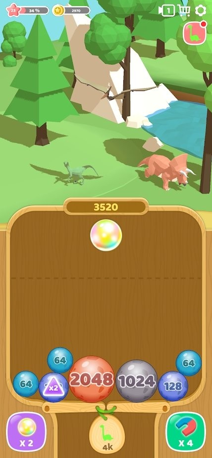恐龙2048合成侏罗纪世界