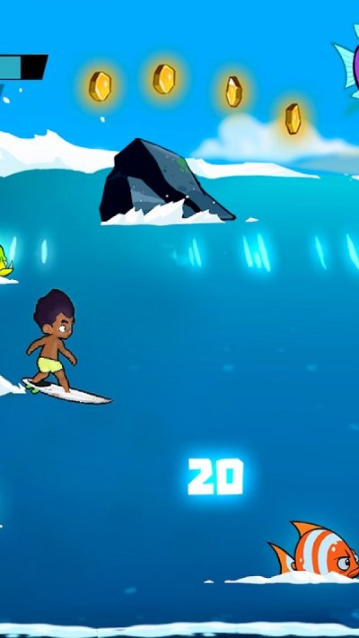 水滑下坡运动游戏