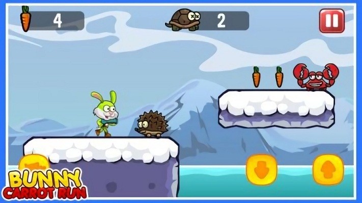 兔子胡萝卜跑游戏(bunny carrot run)