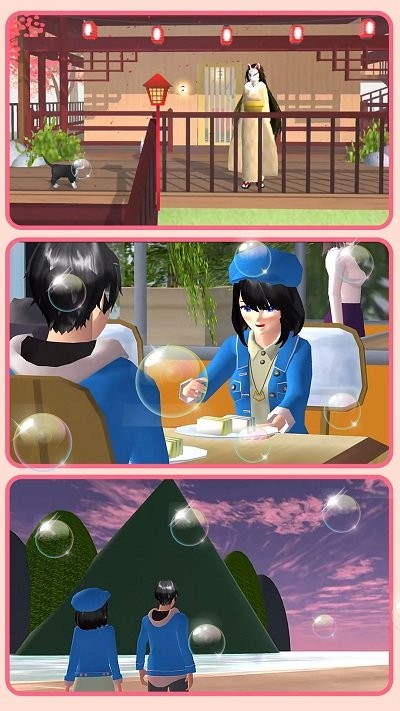 樱花少女时光樱花校园模拟器