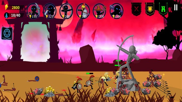 火柴人战争遗产模拟器游戏