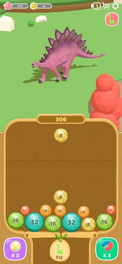 恐龙2048合成侏罗纪世界