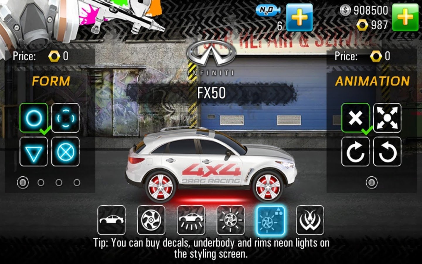 短程急速赛车4x4无限金币版