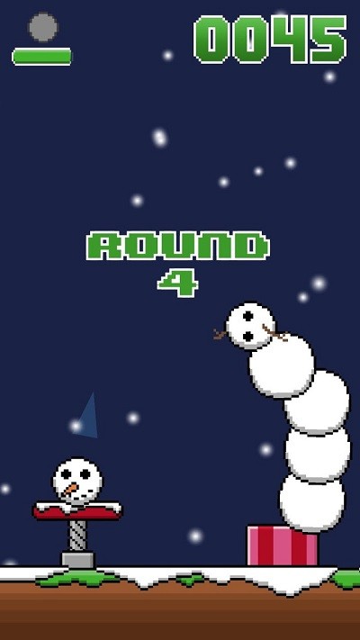 像素小雪人游戏