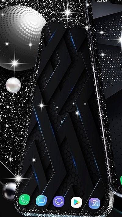 黑色高清动画壁纸app(black hd live wallpaper)
