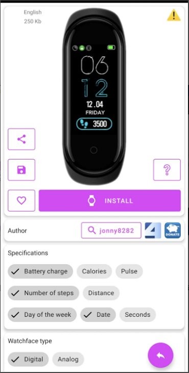 小米手环5表盘自定义工具mi band 5 app