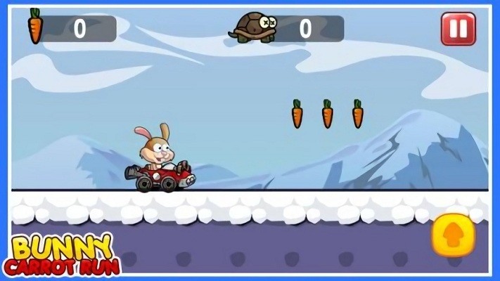 兔子胡萝卜跑游戏(bunny carrot run)