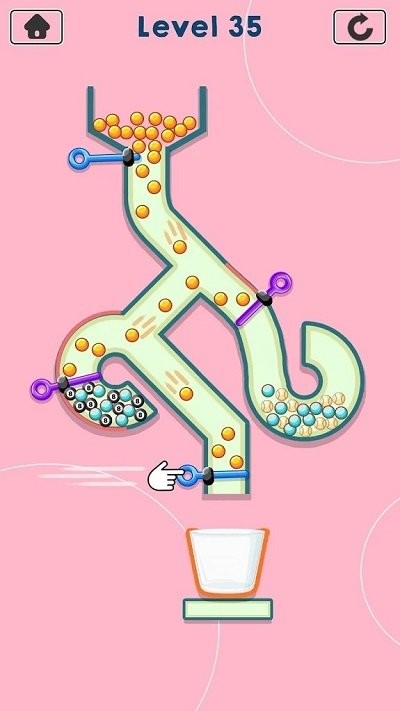 流行别针球游戏(pop pin balls)