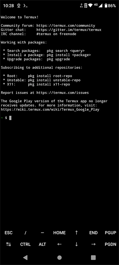 termux手机版入门教程