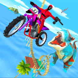 侏罗纪摩托车特技游戏(Bike Stunt)