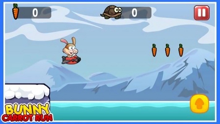 兔子胡萝卜跑游戏(bunny carrot run)