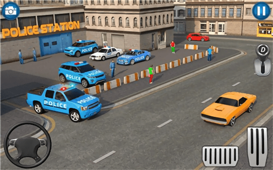 极限停车大师游戏(police car driving school)