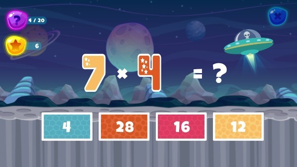 有趣的太空数学游戏(fun space maths)