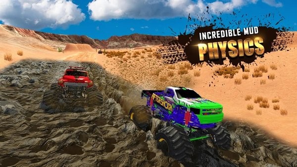 泥泞赛车游戏(mud runner)