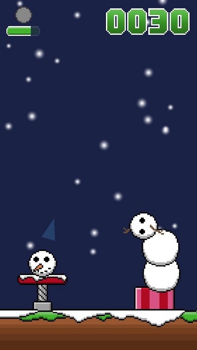 像素小雪人游戏