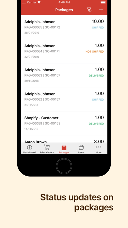 zoho inventory app