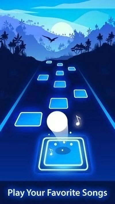 魔术砖跳3d最新版(magic tiles hop forever edm rush)