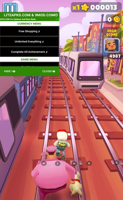 subway surfers内置菜单MOD(subway surf)