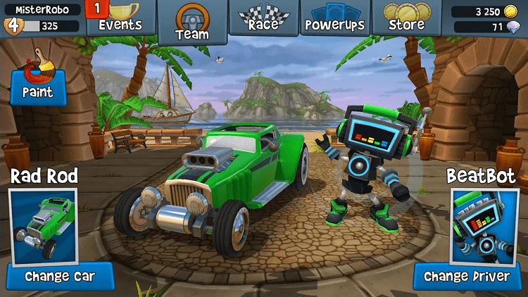 沙滩车竞速2最新版本无限钻石(bb racing2)
