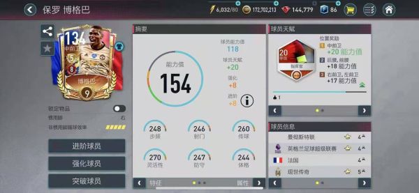 FC足球世界游戏说明