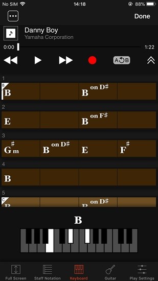 chordtracker app