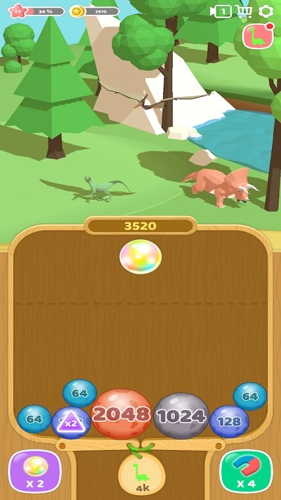 恐龙世界2048手机版下载