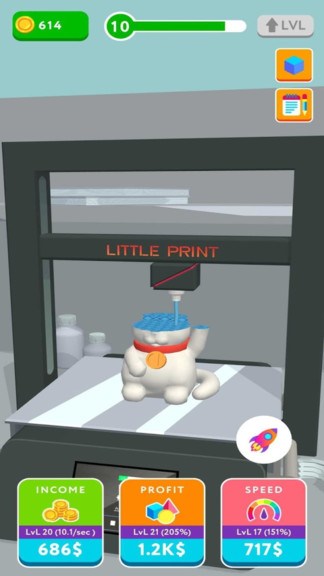 3d打印机模拟器游戏