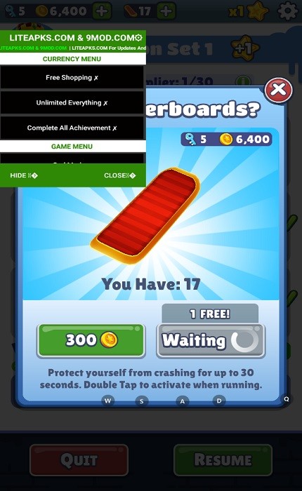 subway surfers内置菜单MOD(subway surf)