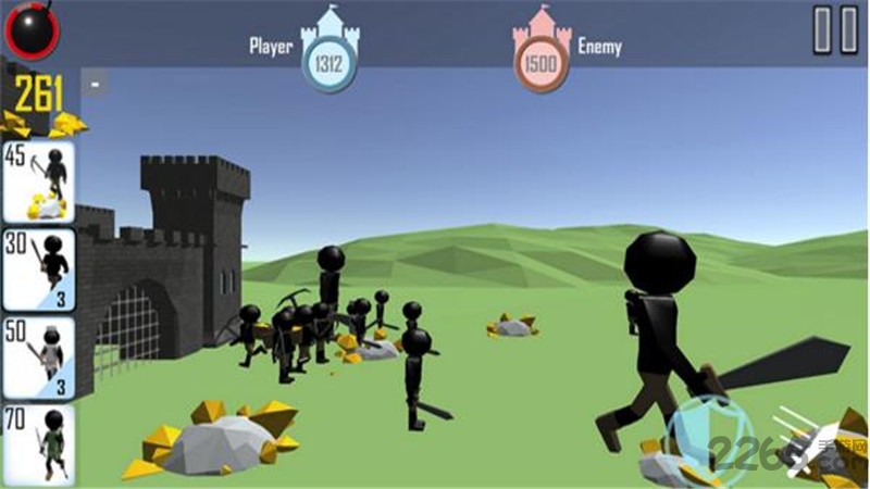 火柴人战争3d游戏