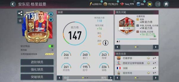 FC足球世界游戏说明