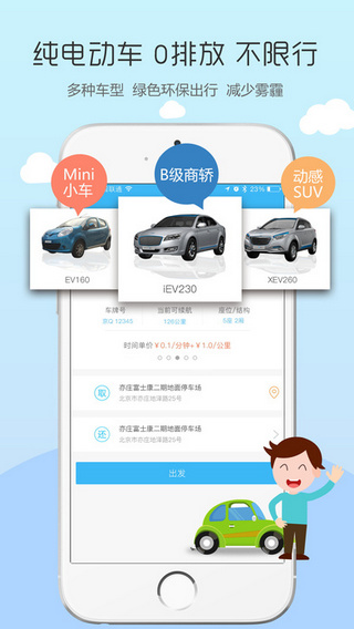 天津电动侠租车
