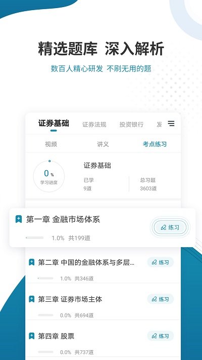 证券从业考试准题库app(改名为证券从业资格准题库)