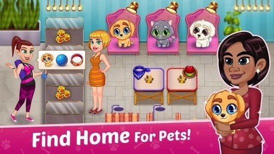 闲置宠物收容所游戏(pet shelter)