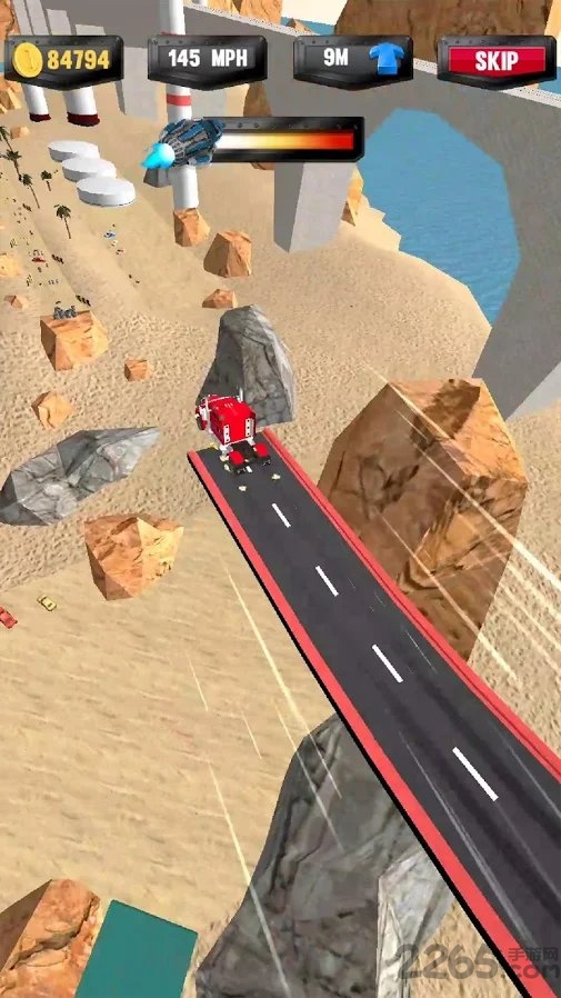 特技卡车跳跃游戏