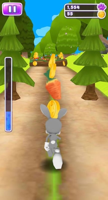 疯狂兔子快跑小游戏(bunny run racing)