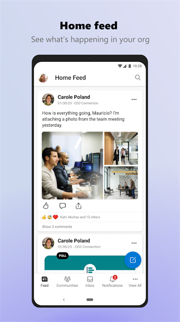 Microsoft Viva Engage app