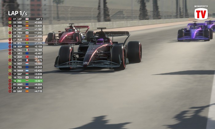 F1方程式赛车模拟器游戏
