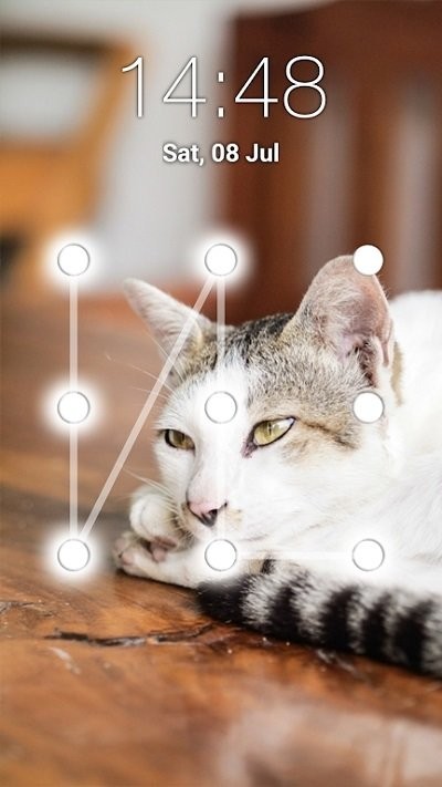 猫图案锁app(kitty cat pattern lock screen)