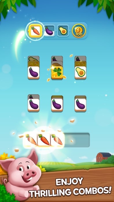 瓷砖点击消除游戏(tile match harvest)