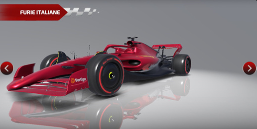 F1方程式赛车模拟器赛车