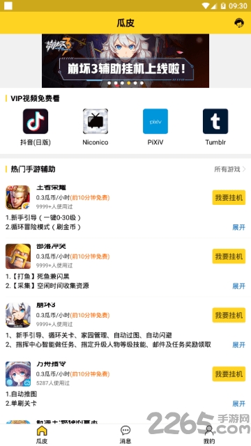 瓜皮挂机助手app下载