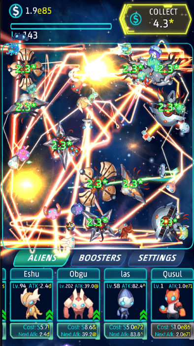 空闲外星人idle alien手游