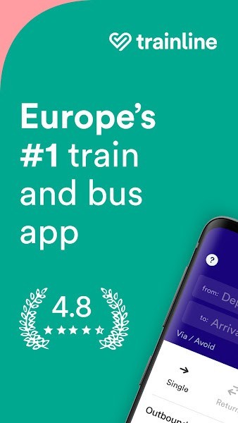 trainline官方版(欧洲订票的app)