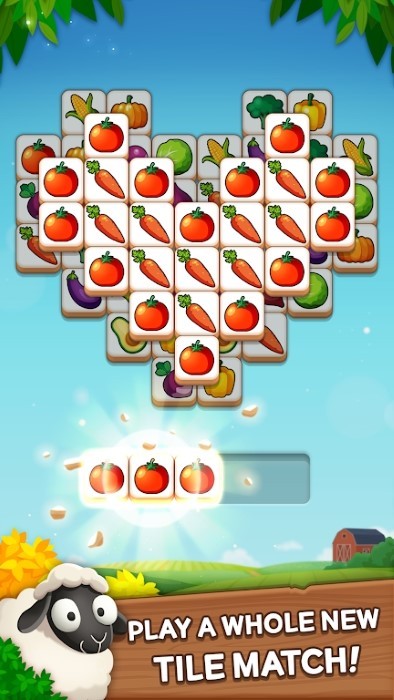 瓷砖点击消除游戏(tile match harvest)