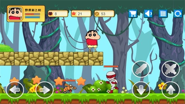 蜡笔小新大闯关官方版(crayon adventure)