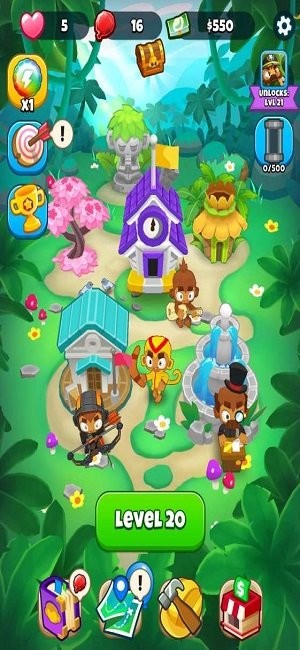 bloons pop小猴射气球