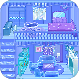 冰雪公主娃娃屋布置游戏
