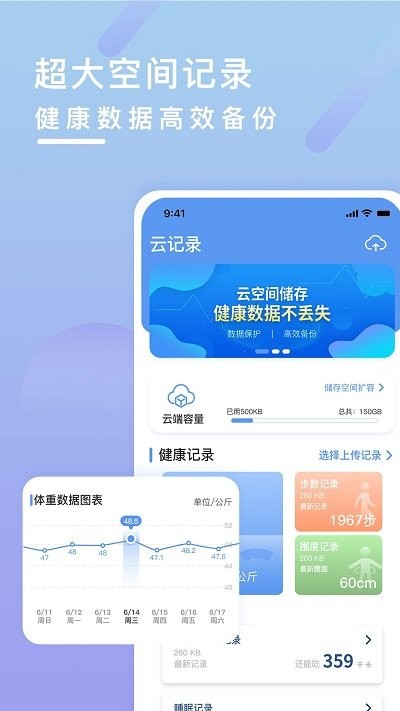 健康云记录app